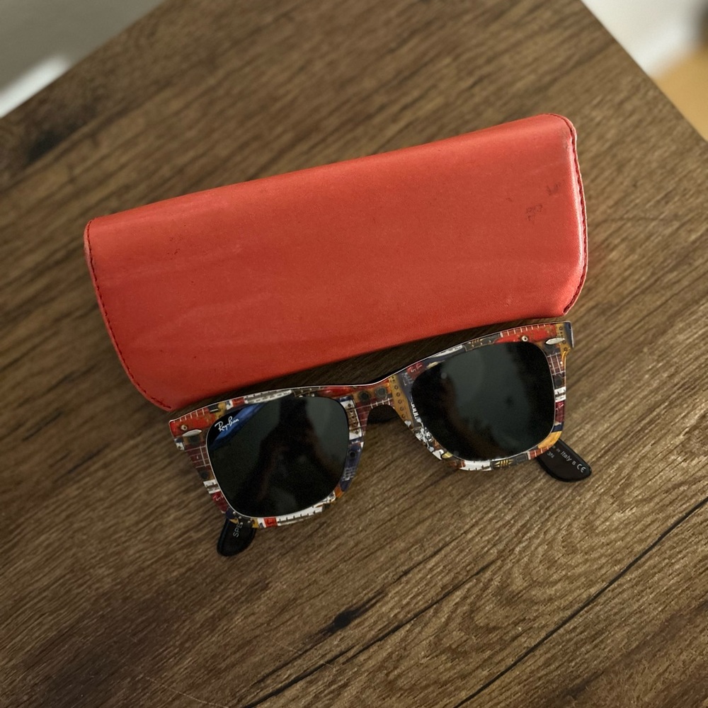 Ray-Ban Wayfarer Rb2140 1121 Multi Sunglasses - image 7